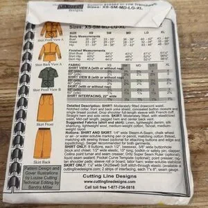 Other | Vintage Cutting Line Designs In The Trenches Skirt Shirt Uncut ...